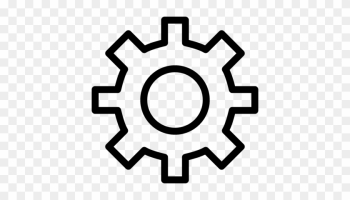 Cog Vector - Technology Logo With Nature