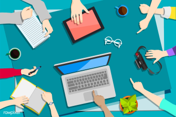 Collaborate meeting brainstorming | Free stock vector - 397606 Collaborate meeting brainstorming | Free stock vector - 397606