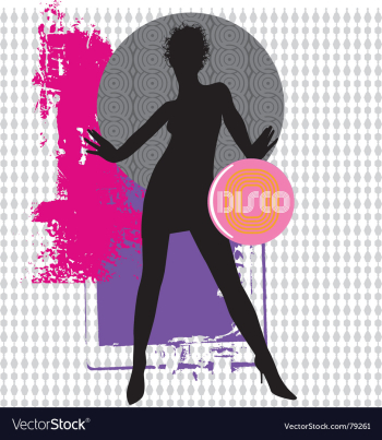 Collage dancer vector image Collage dancer vector image
