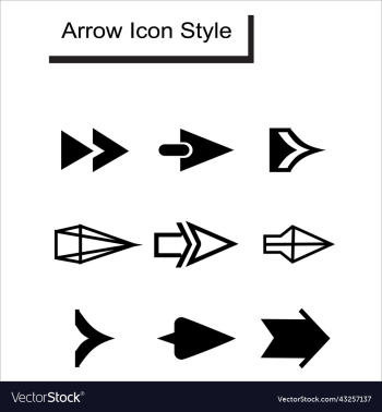 collection of arrow icons direction forward collection of arrow icons direction forward
