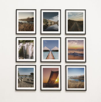 Collection of art pieces on the wall Free Psd Collection of art pieces on the wall Free Psd
