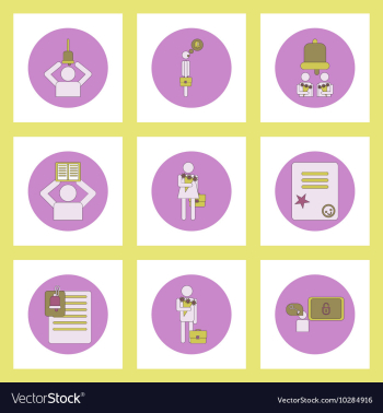 Collection of back to school items in flat style vector image Collection of back to school items in flat style vector image