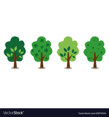 collection of garden trees collection of garden trees