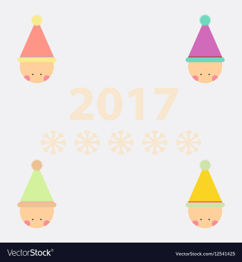 Collection of kid head kid vector image Collection of kid head kid vector image