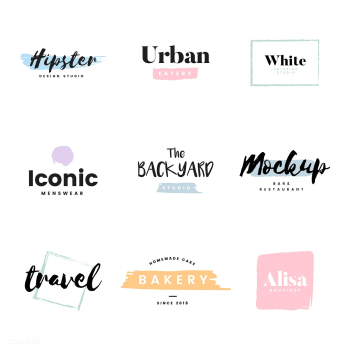 Collection of logos and branding vector | Free stock vector - 466444 Collection of logos and branding vector | Free stock vector - 466444