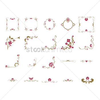 Collection of ornamental designs Collection of ornamental designs
