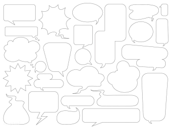 Collection of speech bubbles vector | Free stock vector - 463953