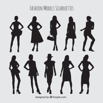 Collection of stylish female models Collection of stylish female models