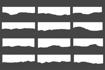 Collection of torn ripped paper sheets Free Vector Collection of torn ripped paper sheets Free Vector