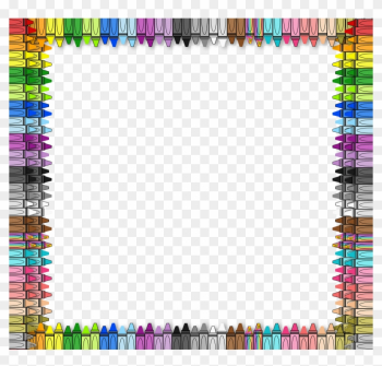 Color Clipart Border - Crayon Borders Color Clipart Border - Crayon Borders