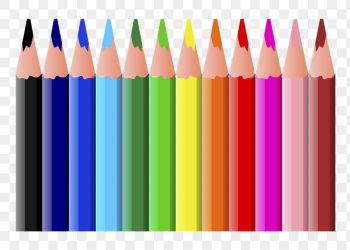 Color pencils png sticker, stationery | Free PNG - rawpixel