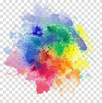 Color Smoke Computer Icons , color splash, abstract painting transparent background PNG clipart