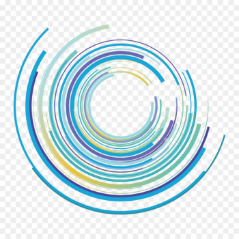 Color Technology Computer file - Green color round fashion technology background 
