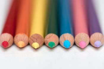 Colored Pencils Close Up Colored Pencils Close Up