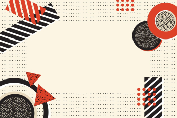 Colorful 90&rsquo;s Memphis frame background | Free Photo - rawpixel