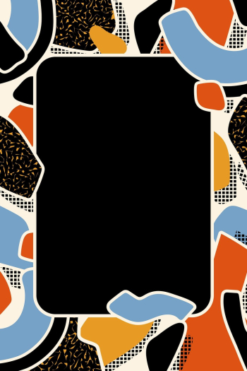 Colorful 90&rsquo;s Memphis frame background | Free Photo - rawpixel