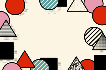 Colorful 90&rsquo;s Memphis frame background | Free Photo - rawpixel