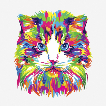 Colorful abstract cat, animal hand | Free Photo - rawpixel Colorful abstract cat, animal hand | Free Photo - rawpixel