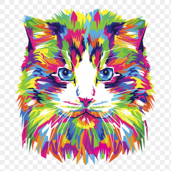 Colorful abstract cat, animal hand | Free PNG - rawpixel Colorful abstract cat, animal hand | Free PNG - rawpixel