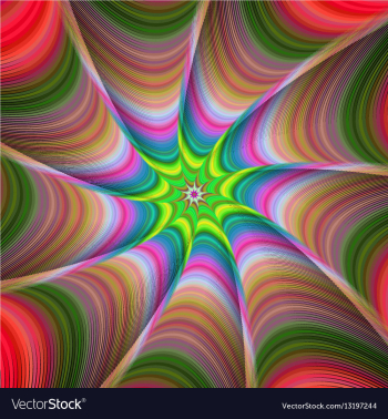 Colorful abstract fractal digital art background vector image Colorful abstract fractal digital art background vector image