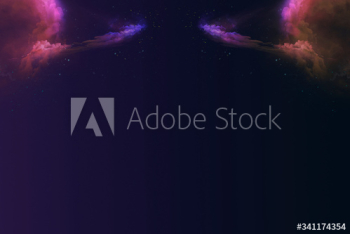 Colorful abstract nebula space background