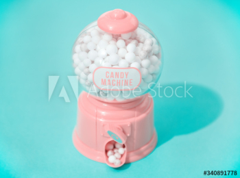 Colorful and bright candy machine Colorful and bright candy machine