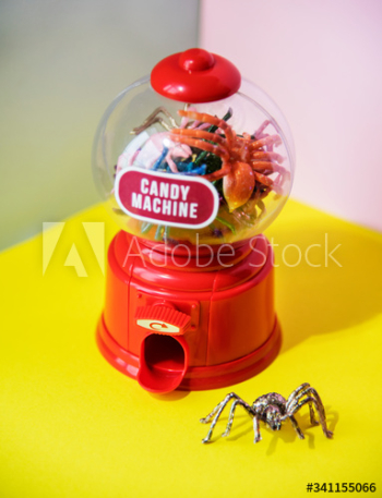 Colorful and bright candy machine Colorful and bright candy machine