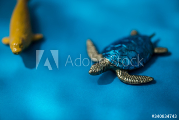 Colorful and bright miniature animal figures Colorful and bright miniature animal figures