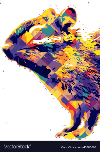 colorful art squirrel poster image colorful art squirrel poster image