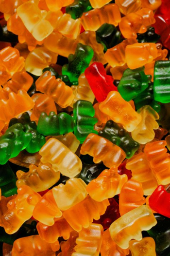 Colorful Assortment of Gummy Bears Colorful Assortment of Gummy Bears