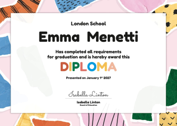 Colorful award certificate template, doodle | Free PSD Template - rawpixel Colorful award certificate template, doodle | Free PSD Template - rawpixel