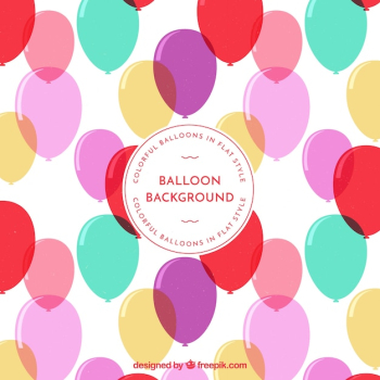 Colorful balloons background to celebrate Colorful balloons background to celebrate