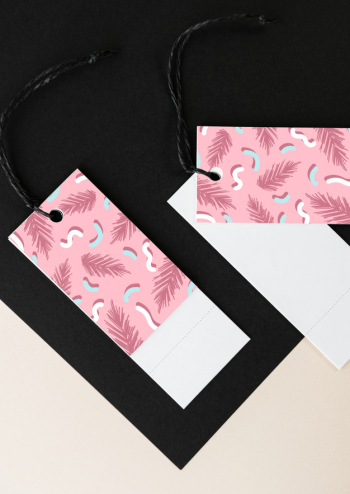 Colorful bookmark tags mockup design Free Psd Colorful bookmark tags mockup design Free Psd