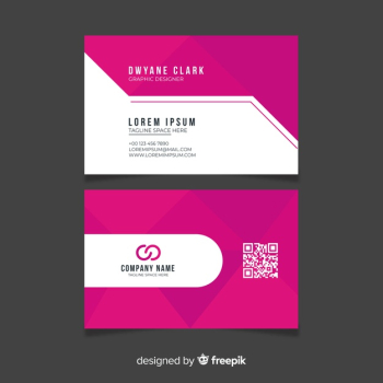 Colorful business card template