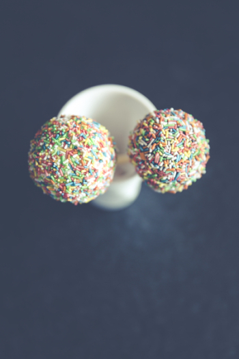 Colorful cake pops close up Colorful cake pops close up