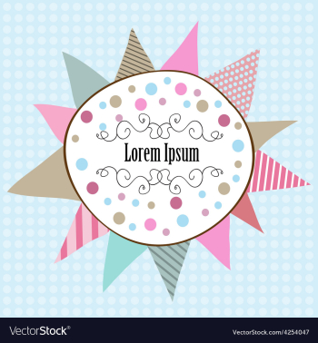 Colorful celebration background with circle vector image Colorful celebration background with circle vector image
