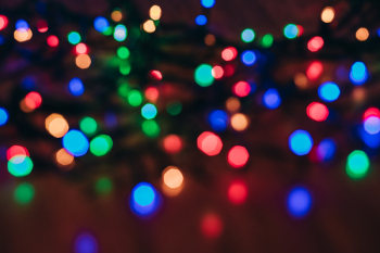 Colorful Christmas lights bokeh Colorful Christmas lights bokeh