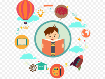 Colorful circles for teaching children Colorful circles for teaching children