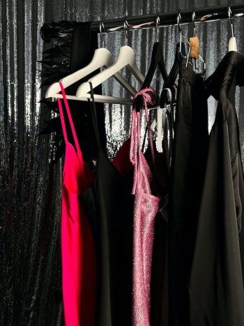Colorful Clothes on Hangers Colorful Clothes on Hangers