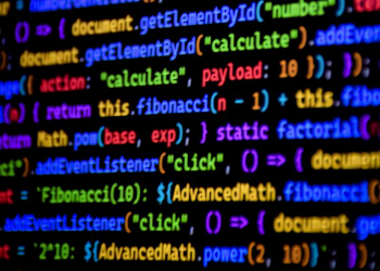 Colorful Computer Code and JavaScript Programming Colorful Computer Code and JavaScript Programming