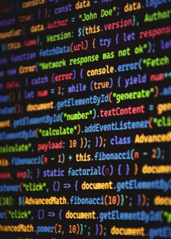 Colorful Computer Code on Screen Colorful Computer Code on Screen