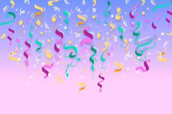 Colorful confetti background Free Vector Colorful confetti background Free Vector