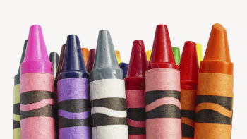 Colorful crayon sticks, isolated art | Free PSD - rawpixel