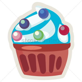 Colorful cupcake Colorful cupcake