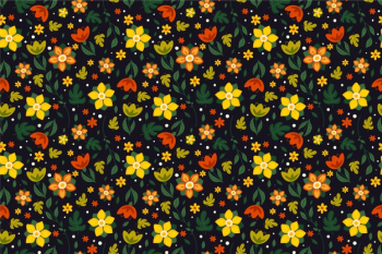 Colorful ditsy flowers print wallpaper Free Vector Colorful ditsy flowers print wallpaper Free Vector
