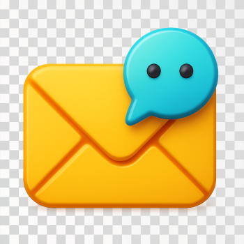 Colorful Email and Message Icon Colorful Email and Message Icon