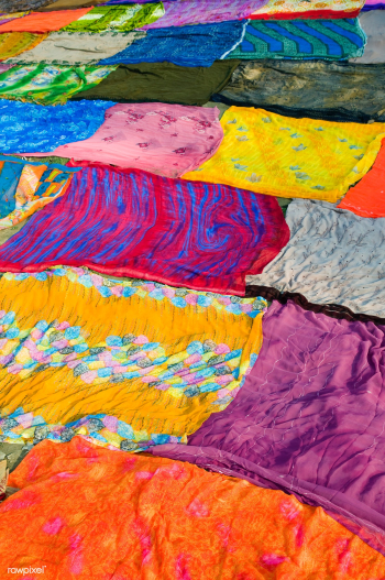 Colorful fabrics background, Agra, India. | Free stock photo - 81296 Colorful fabrics background, Agra, India. | Free stock photo - 81296