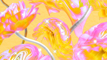 Colorful floral background wallpaper, trippy… | Free stock illustration | High Resolution graphic