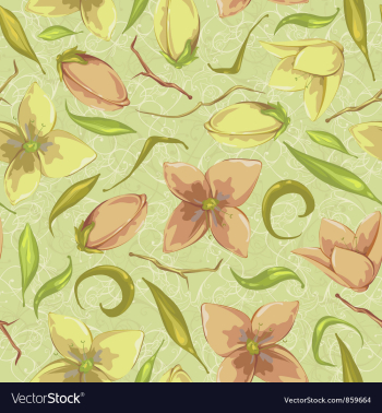 Colorful floral pattern vector image Colorful floral pattern vector image