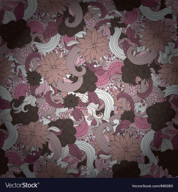Colorful floral pattern vector image Colorful floral pattern vector image